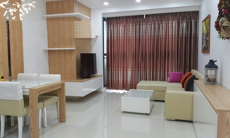 Cho thuê Pearl Plaza Bình Thạnh 2 phòng ngủ view sông lầu cao nội thất xịn