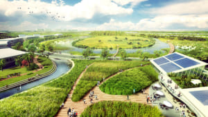 canh quan xanh tai du an Eco Smart City