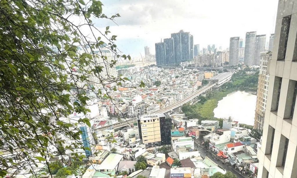 Căn hộ Pearl Plaza cho thuê 2 phòng ngủ view Landmark 81 lầu cao nhà trống