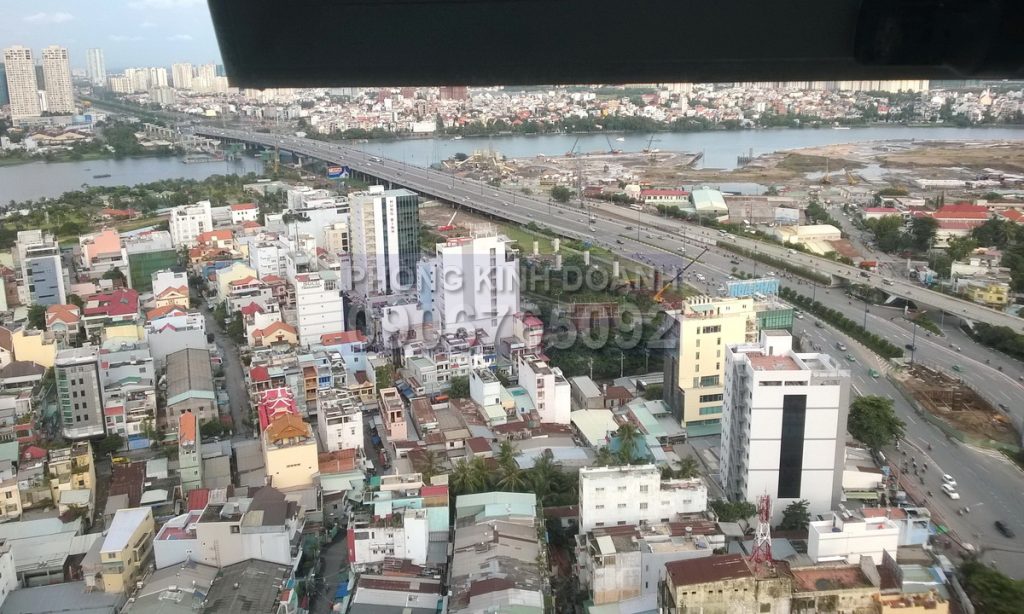 Pearl Plaza bán 1 phòng ngủ căn hộ view sông L81 lầu cao nội thất cơ bản